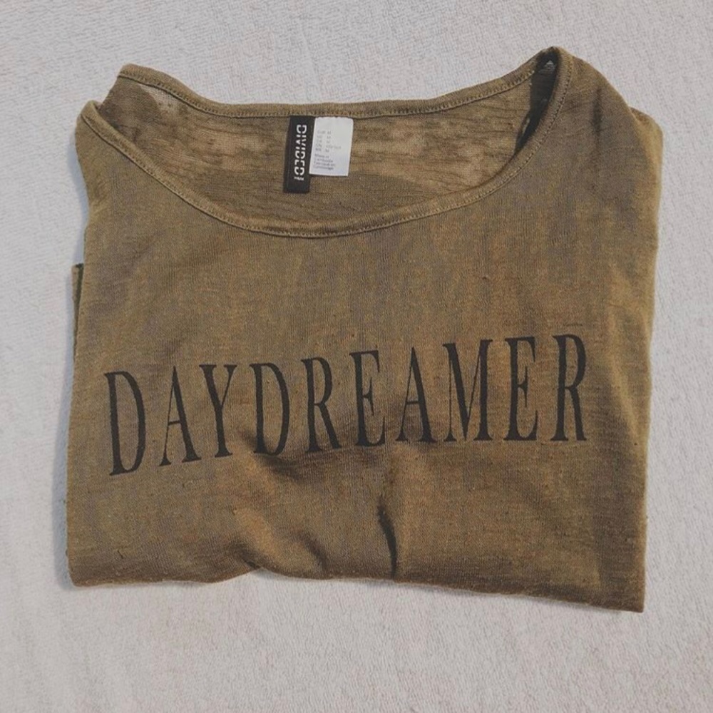 Long Sleeve Shirt with Slogan